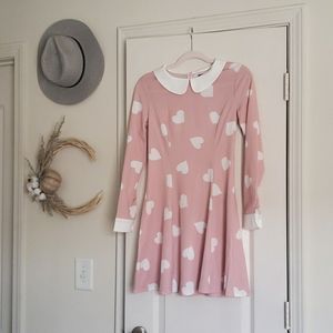 Pink Heart Dress Sm